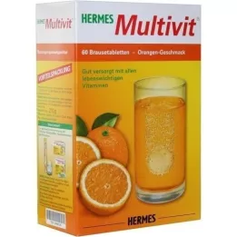 HERMES Multivit šnypščiančios tabletės, 60 kapsulių