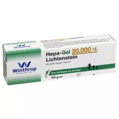 HEPA GEL 30 000 I.U. Lichtenšteinas, 100 g