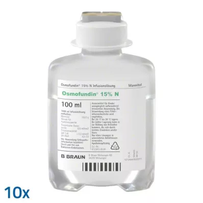 Osmofundin 15% N Ecoflac Pl. infuzinis tirpalas, 10X100 ml