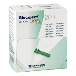 GLUCOJECT Lancetai PLUS 33 G, 200 vnt