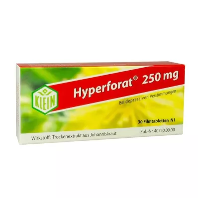HYPERFORAT 250 mg plėvele dengtos tabletės, 30 vnt