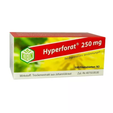 Hyperforate 250 mg plėvele dengtos tabletės, 100 vnt