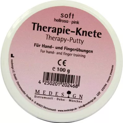 THERAPIEKNETE švelni šviesiai rožinė, 100 g THERAPIEKNETE švelni šviesiai rožinė, 100 g