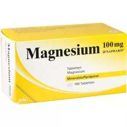 MAGNESIUM 100 mg Jenapharm tabletės, 100 vnt