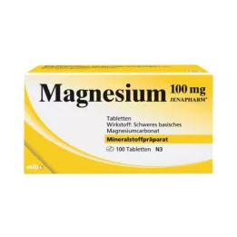 MAGNESIUM 100 mg Jenapharm tabletės, 100 vnt