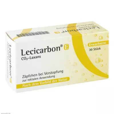 LECICARBON E CO2 Laxans suaugusiųjų žvakutės, 30 vnt LECICARBON E CO2 Laxans suaugusiųjų žvakutės, 30 vnt