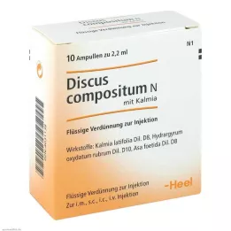 DISCUS compositum N su kalmijos ampulėmis, 10 vnt