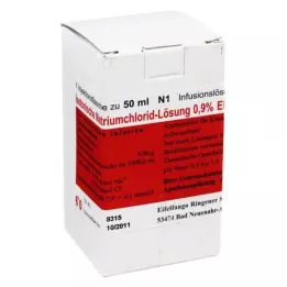 ISOTONISCHE 0,9 % NaCl tirpalas Eifelfango, 50 ml