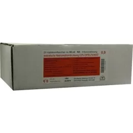 ISOTONISCHE 0,9 % NaCl tirpalas Eifelfango, 20X50 ml