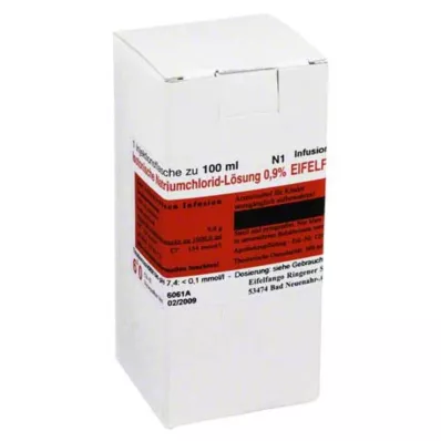 ISOTONISCHE 0,9 % NaCl tirpalas Eifelfango, 100 ml ISOTONISCHE 0,9 % NaCl tirpalas Eifelfango, 100 ml