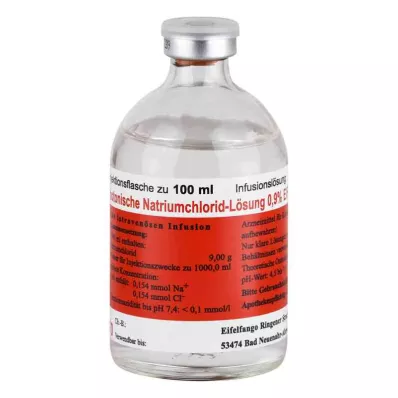 ISOTONISCHE 0,9 % NaCl tirpalas Eifelfango, 20X100 ml