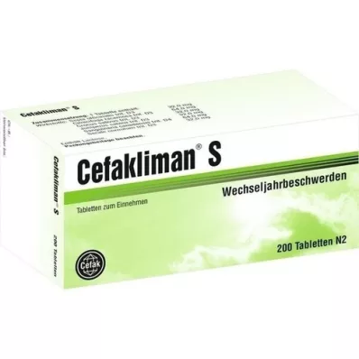 CEFAKLIMAN S tabletės, 200 vnt