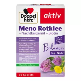 DOPPELHERZ Meno Red Clover+Evening Primrose Oil+Biotin Capsules, 30 kapsulių