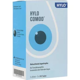 HYLO-COMOD Akių lašai, 2X10 ml