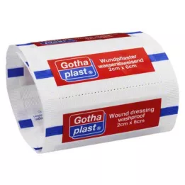 GOTHAPLAST Vandeniui atsparus žaizdų gipsas 2x6 cm, 1 vnt