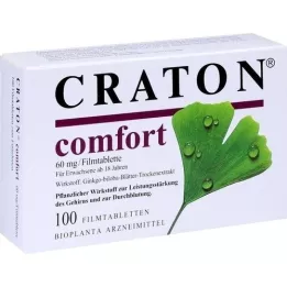 CRATON Comfort plėvele dengtos tabletės, 100 vnt