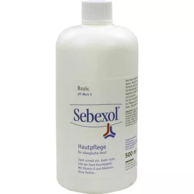 SEBEXOL Pagrindinės sudėties bazinė emulsija, 500 ml SEBEXOL Pagrindinės sudėties bazinė emulsija, 500 ml