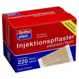 GOTHAPLAST Injekciniai kištukai 2x6 cm, 220 vnt