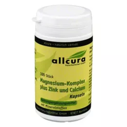 MAGNESIUM KOMPLEX m.Zink+Kalcis kapsulės, 100 kapsulių