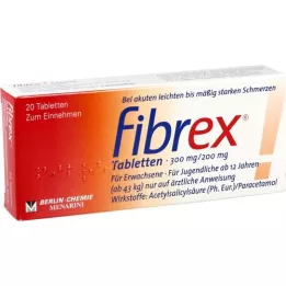 FIBREX Tabletės, 20 vnt