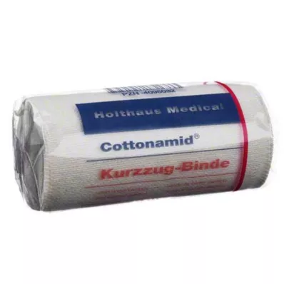COTTONAMID Trumpas elastinis tvarstis 10 cmx5 m, 1 vnt
