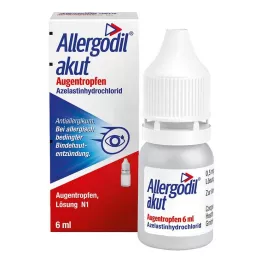 ALLERGODIL ūminiai akių lašai, 6 ml