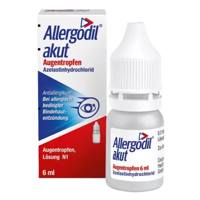 ALLERGODIL ūminiai akių lašai, 6 ml