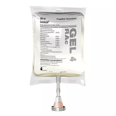GELAFUSAL PP-Btl. infuzinio tirpalo, 10X500 ml GELAFUSAL PP-Btl. infuzinio tirpalo, 10X500 ml