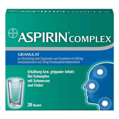 ASPIRIN COMPLEX Btl.w.Gran.z.Herst.e.Susp.z.Einn., 20 vnt