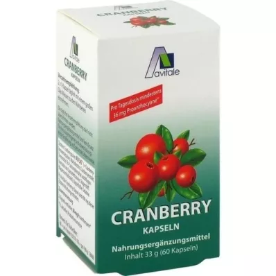 CRANBERRY KAPSELN 400 mg, 60 vnt