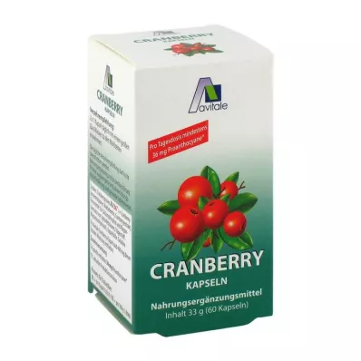 CRANBERRY KAPSELN 400 mg, 60 vnt