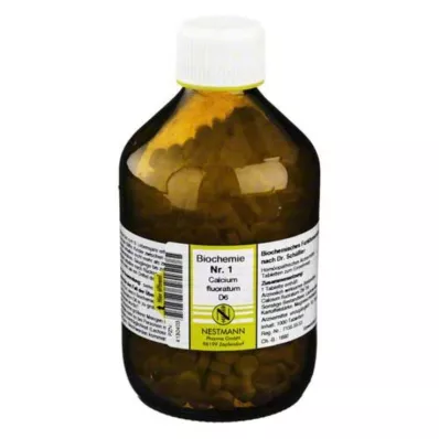BIOCHEMIE 1 Calcium fluoratum D 6 tabletės, 1000 vnt