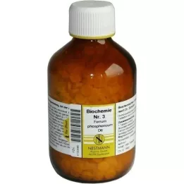 BIOCHEMIE 3 Ferrum phosphoricum D 6 tabletės, 1000 kapsulių