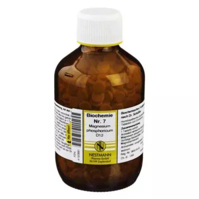 BIOCHEMIE 7 Magnesium phosphoricum D 12 tablečių, 1000 kapsulių