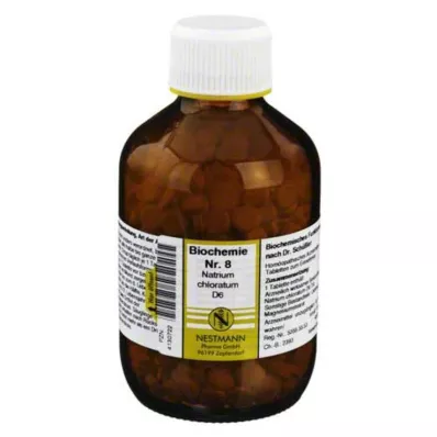 BIOCHEMIE 8 Sodium chloratum D 6 tabletės, 1000 vnt BIOCHEMIE 8 Sodium chloratum D 6 tabletės, 1000 vnt