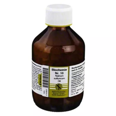 BIOCHEMIE 10 Natrium sulfuricum D 6 tablečių, 1000 vnt