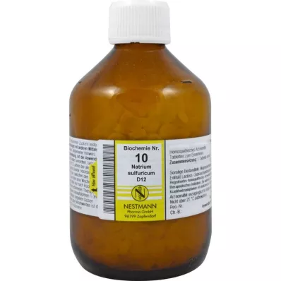 BIOCHEMIE 10 Natrium sulfuricum D 12 tablečių, 1000 vnt