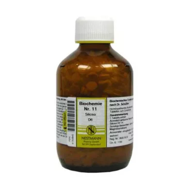 BIOCHEMIE 11 Silicea D 6 tabletės, 1000 kapsulių