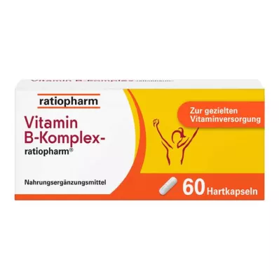 VITAMIN B-KOMPLEX-ratiopharm kapsulės, 60 vnt