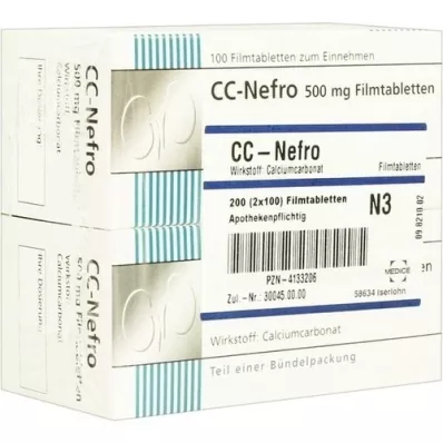 CC-NEFRO Plėvele dengtos tabletės, 200 vnt
