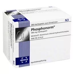 PHOSPHONORM Kietosios kapsulės, 200 vnt