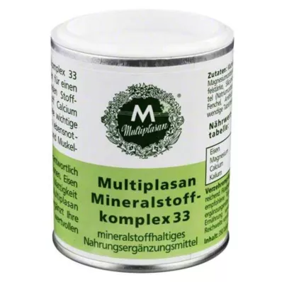 MULTIPLASAN Mineralinis kompleksas 33 tabletės, 350 kapsulių