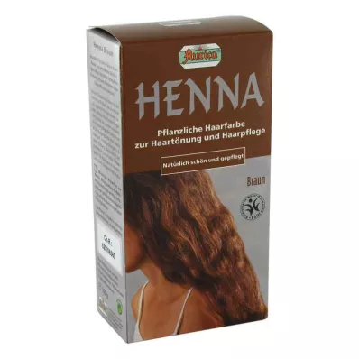 HENNA rudos spalvos milteliai, 100 g HENNA rudos spalvos milteliai, 100 g