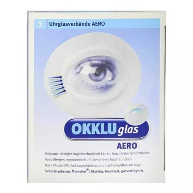 OKKLUGLAS Aero laikrodžio stiklo tvarstis, 5 vnt OKKLUGLAS Aero laikrodžio stiklo tvarstis, 5 vnt