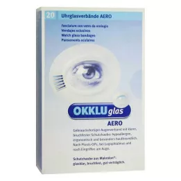 OKKLUGLAS Aero laikrodžio stiklo tvarstis, 20 vnt