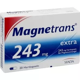 MAGNETRANS papildomos 243 mg kietosios kapsulės, 20 vnt