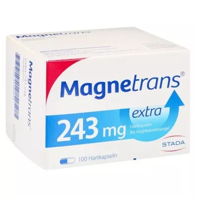 MAGNETRANS papildomos 243 mg kietosios kapsulės, 100 vnt