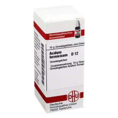 ACIDUM FORMICICUM D 12 rutuliukų, 10 g