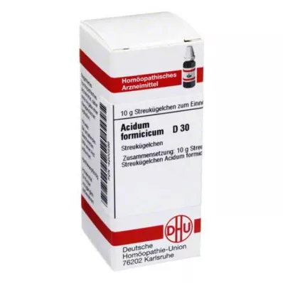 ACIDUM FORMICICUM D 30 rutuliukų, 10 g