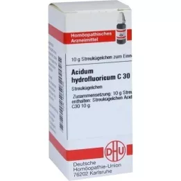 ACIDUM HYDROFLUORICUM C 30 rutuliukų, 10 g